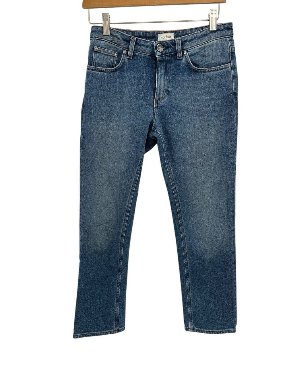Toteme Straight Denim Jeans Dark Wash Size 25